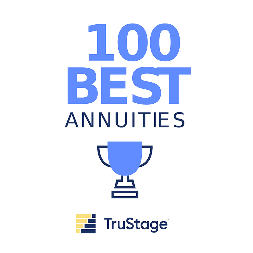 Icon image of Barron's 100 Best Annuities awarded to TruStage™ 