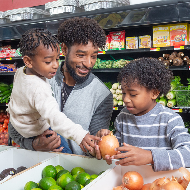 Grocery shopping with beneficiaries